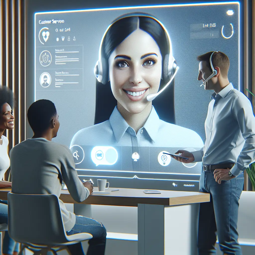 Artistic picture depicting Managing customer service with virtual assistants for Agency VA and the AVA remote worker software.