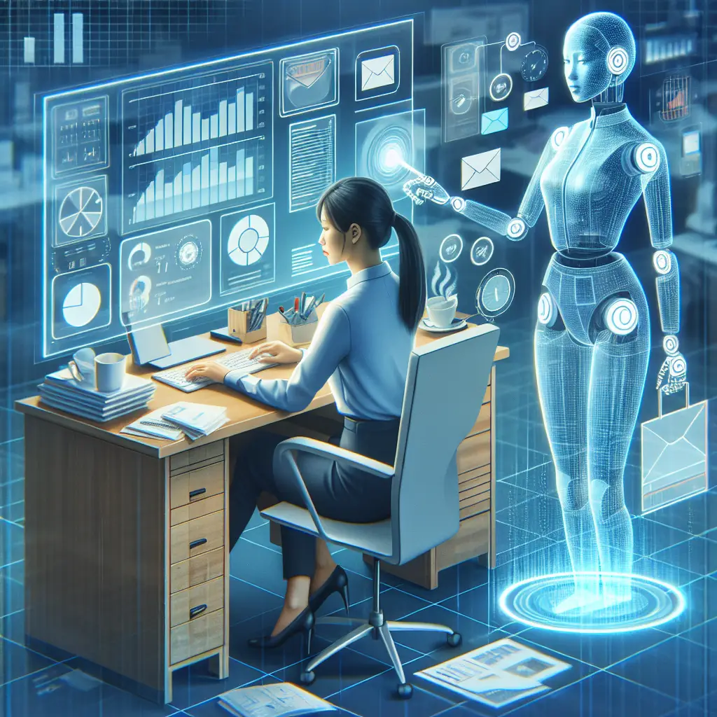 Artistic picture depicting Streamlining administrative tasks with virtual assistants for Agency VA and the AVA remote worker software.